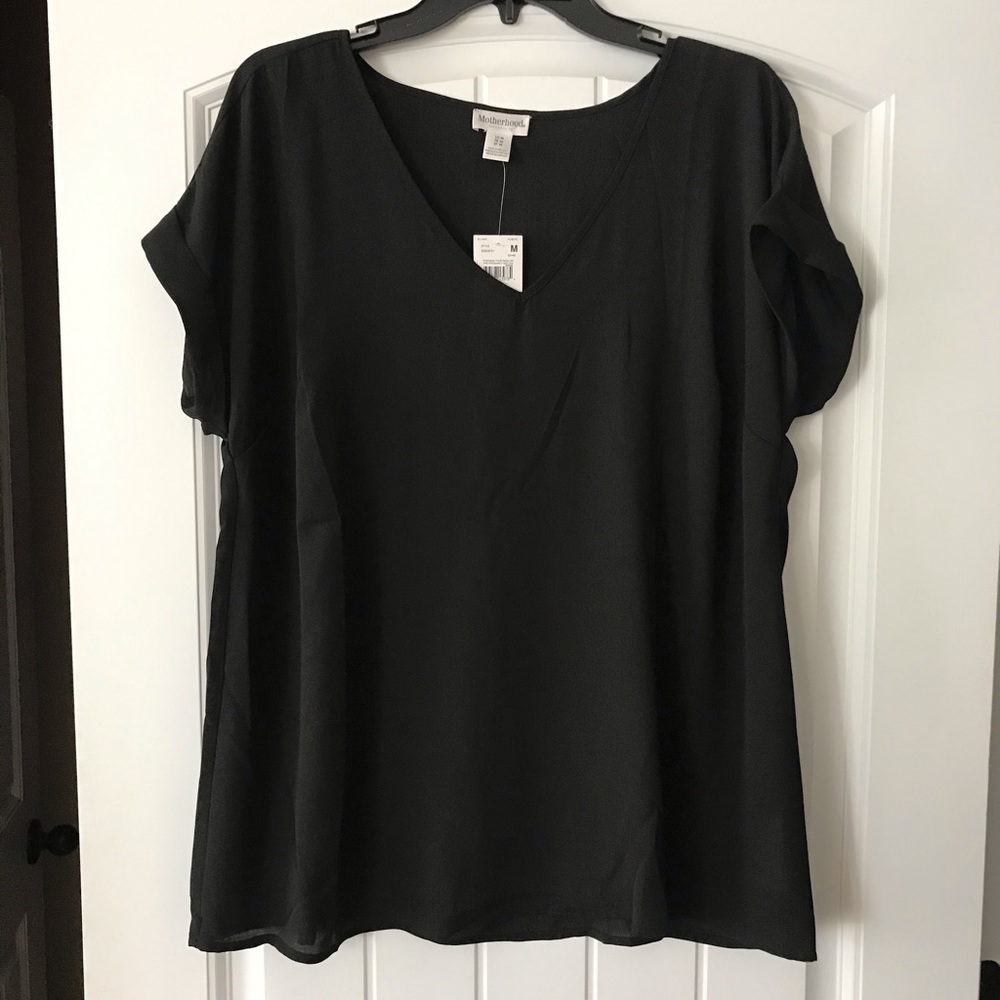 Motherhood Maternity Black blouse -M